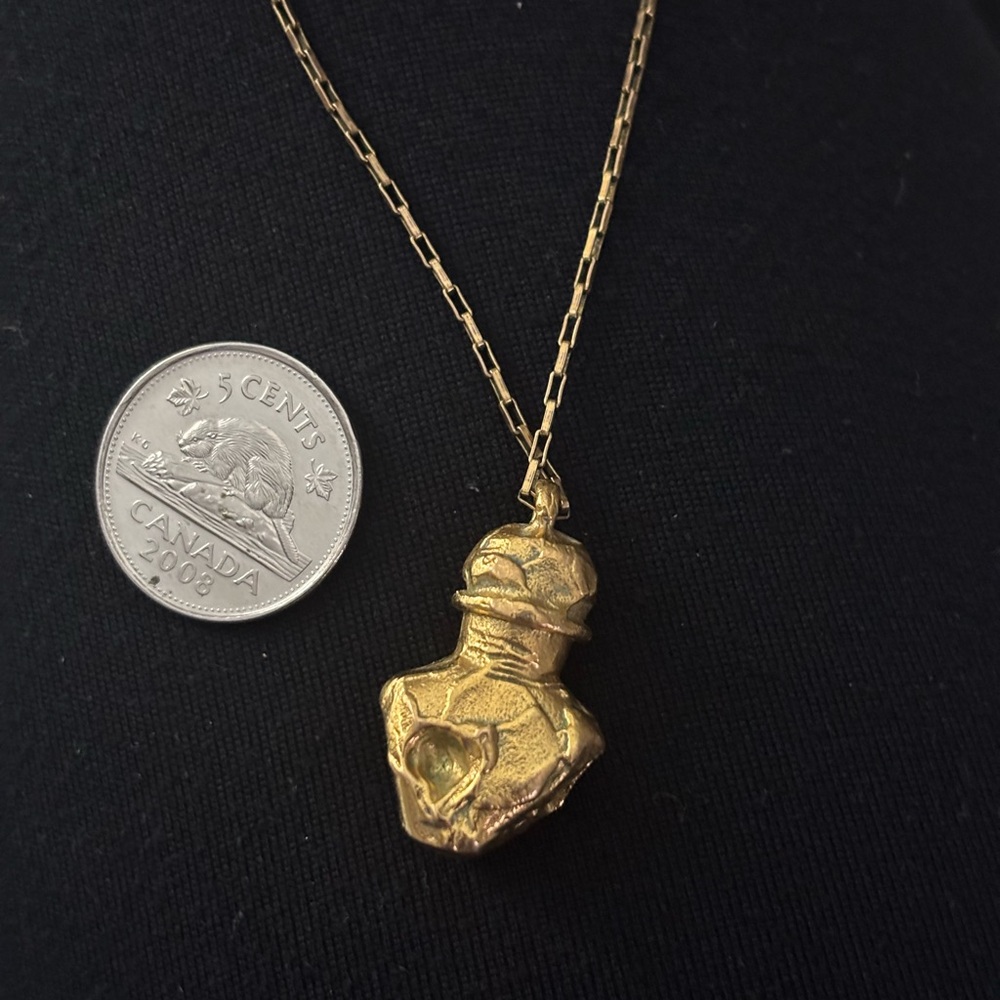ALIGHIERI stunning gold vessel necklace